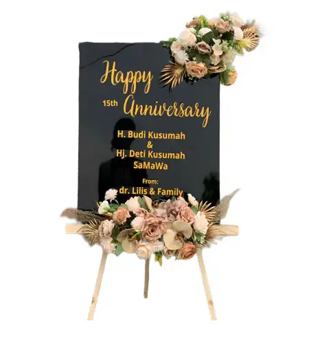 Papan Bunga Akrilik Andey