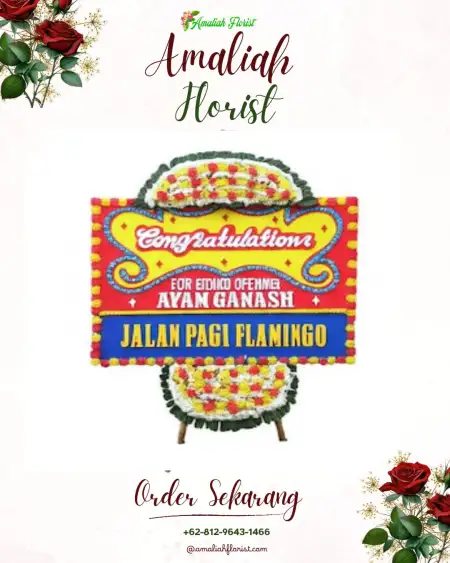 Sewa Papan Bunga Andey